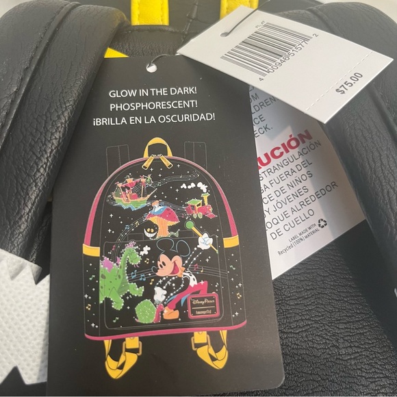 LOUNGEFLY DISNEY PARKS NWT ANNIVERSARY MAIN STREET ELECTRICAL PARADE BACKPACK main image 5